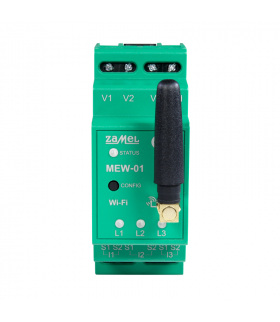 MONITOR ENERGII ELEKTRYCZNEJ WI-FI 1F+N TYP: MEW-01/1F Supla