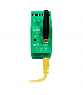 MONITOR ENERGII ELEKTRYCZNEJ gniazdo RJ45, WI-FI 3F+N MEW-02 ETH Supla