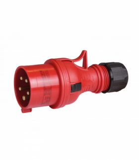 Wtyczka siłowa 32 A 5‑biegunowa GPP 325 | montaż przenośny | Elektromet