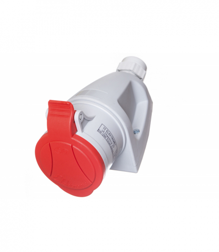 Gniazdo siłowe stałe GSM 32/5, 32 A, 400 V, IP44, Elektromet