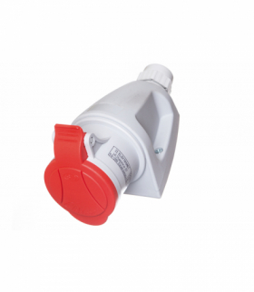 Gniazdo siłowe stałe MINI GSM 323, montaż natynkowy, 32 A, 3‑biegunowe, Elektromet 921870