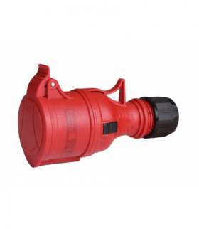 Gniazdo przenośne proste TWIST GPP 164 PREMIUM | 16 A, 4‑biegunowe | IP44 | Elektromet 921881