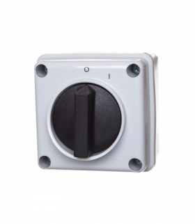 Łącznik krzywkowy ŁUK E12‑53 | 1‑biegunowy 12 A | IP65 | Elektromet 921253