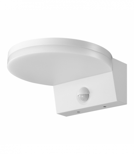 Oprawa zewnętrzna ASPEN LED 15 W IP65, biała, czujnik ruchu PIR (AD‑OP‑6604WLPMR4)