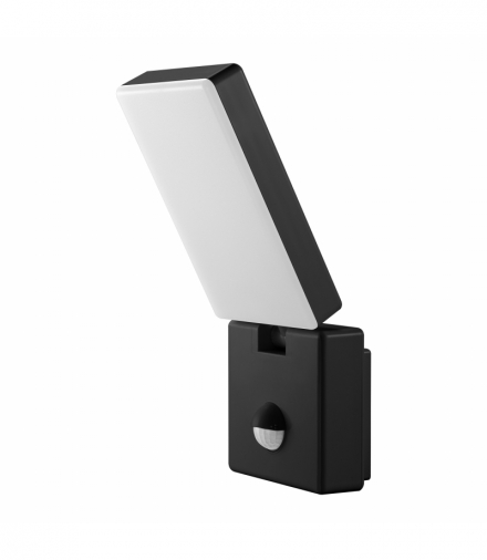 Oprawa zewnętrzna ENID LED 10 W IP65, czarna, czujnik ruchu PIR (AD‑OP‑6605BLPMR4)