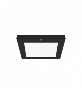 Plafoniera OLGIERD LED D MVS 18 W | czarny CCT 3 w 1 | czujnik ruchu | 230 V