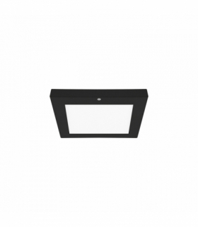 Plafoniera OLGIERD LED D MVS 12 W | czarny CCT 3 w 1 | czujnik ruchu 360°