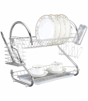 Suszarka, ociekacz do naczyń 2 poziomy stal ATL AG373