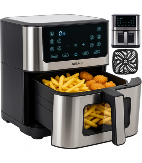 Frytkownica beztłuszczowa, nieprzywierająca AIR FRYER duża 8L XXL Ruhhy 25512 18252