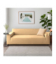 Pokrowiec na kanapę, narożnik, 190-230cm, welur elastyczny, beżowy Ruhhy 26184 18299