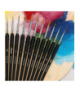 Pędzle nylonowe do malowania 11szt. z podstawką, artystyczne, malarskie Maaleo 26118 18266