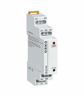 Przekaźnik kontroli poziomu wody ORNO OR-PZ-466 | 1-modułowy | 2 zbiorniki | 24–240 V AC/DC | DIN