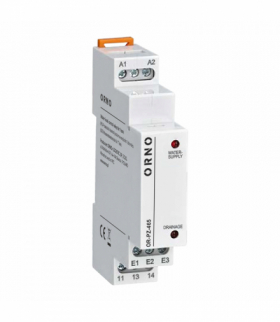 Przekaźnik poziomu wody ORNO OR-PZ-465 | 1 zbiornik | 1-modułowy | 24–240 V AC/DC | montaż DIN