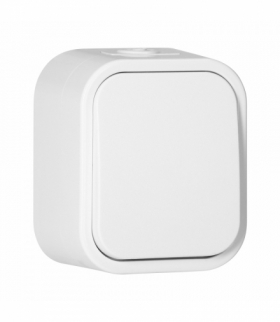 Przycisk natynkowy dzwonek Orno OR‑OE‑7804/W, 10 A, 250 V, IP54, B2, biały