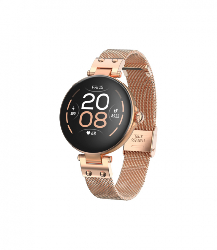 Forever Smartwatch ForeVive Petite SB-305 różowe złoto TFO GSM114642