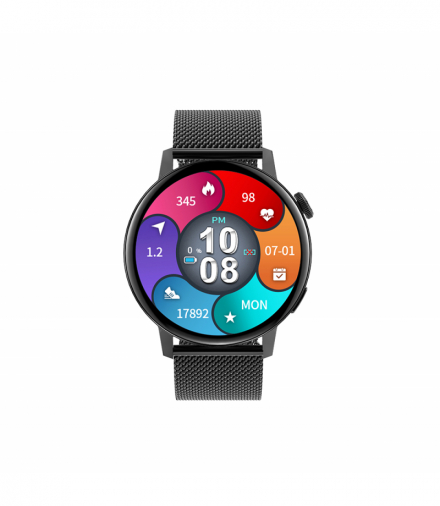 Forever smartwatch ForeVive 4 SB-350 czarny TFO GSM176444