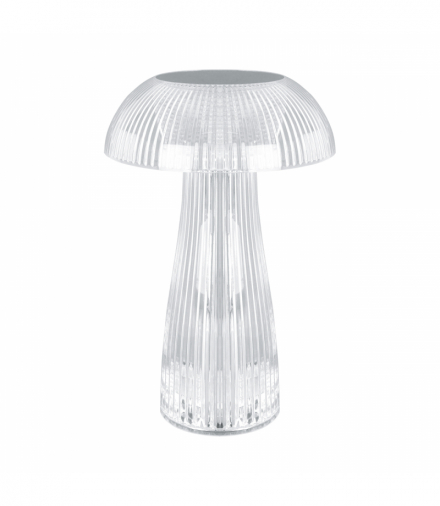 Lampka stołowa LED SINGA LED CRYSTAL CCT max 1 W przezroczystySMD LED, w komplecie DC 5 V 1 A MAX USB-C Struhm 04842