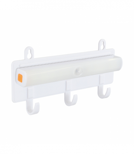 Oprawa dekoracyjna LED z czujnikiem ruchu HOL LED 1W WHITE 1 W białyLED, w komplecie DC 1,5 V 3 x AAA Struhm 04834