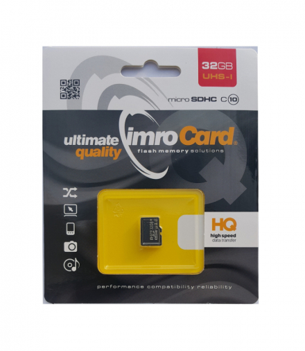 IMRO MicroSD 32GB kl.10, UHS-I TFO KOM000845