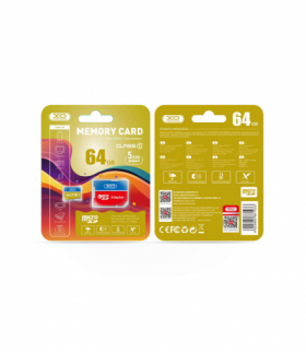 XO karta pamięci 64GB microSDXC kl. 10 + adapter TFO GSM192634