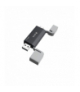 Devia czytnik kart 2w1 EL239 USB/USB-C 2.0 czarny TFO GSM187116