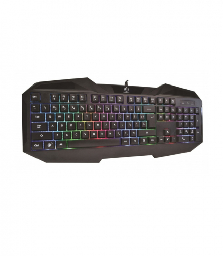 Rebeltec podświetlana klawiatura przewodowa Patrol czarna TFO AKKSGKLAREB00001