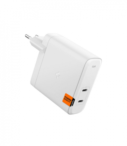 Spigen Ładowarka sieciowa ArcStation Pro GaN-1402 2-Port 140W Biała TFO BRA014520