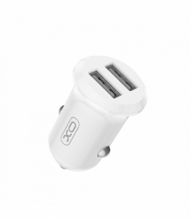 XO ładowarka samochodowa CC67 12W 2x USB czarna TFO GSM192949