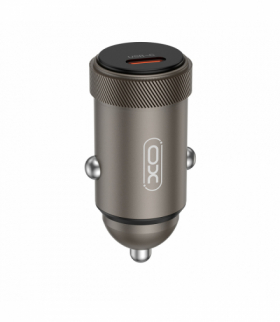 XO ładowarka samochodowa CC70 PD 30W 1x USB-C czarna TFO GSM192944