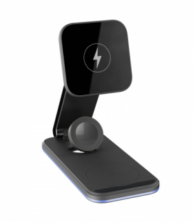 Proove ładowarka bezprzewodowa Energy Fold 3 w 1 czarna TFO GSM189066