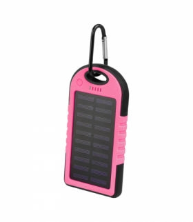 Setty power bank solarny SPBS-05 5000 mAh różowy TFO GSM116526