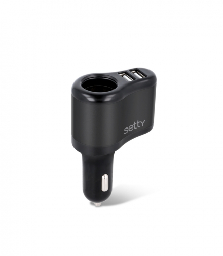 Setty ładowarka samochodowa RGS-01 2x USB 2A TFO GSM098218