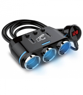 Rozdzielacz Gniazda Zapalniczki 12-24V USB 3,1A LTC LXM272
