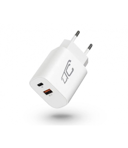 Ładowarka sieciowa QC USB3,6A PD 20W LTC LTC LXQC28