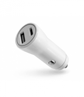 Ładowarka samochodowa QC USB 3,6A TYPE-C PD 20W LTC LXQC30