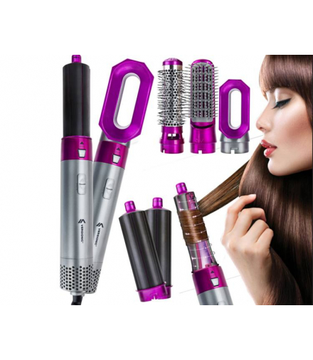 Suszarko-lokówka obrotowa 5w1 ,1000W LAMEX LX80254