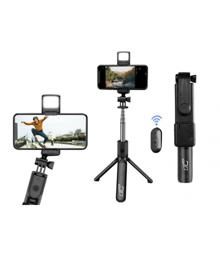 Uchwyt do telefonu 3w1 LTC Selfiestick + Statyw tripod + Lampa LTC LXUM4
