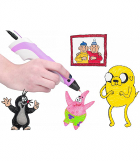 Długopis drukarka 3D dla dzieci różowy LAMEX LXUM6P