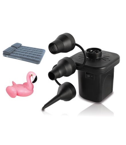 POMPKA ELEKTRYCZNA DO Balonów, Piłek, Materacy 12V 230V +KOŃCÓWKI LTC LXLTCB019