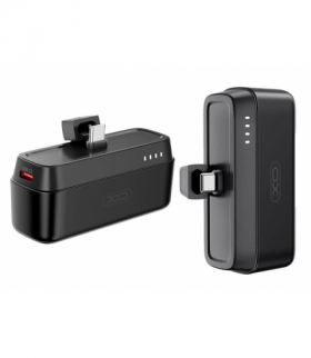 XO Power bank PR244 20W 5000 mAh USB-C czarny LAMEX LXPR244