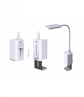 Lampka biurkowa LED 6W PURE FLB-10 KIRSTEN biały z klipsem Forever Light LAMEX LX200041