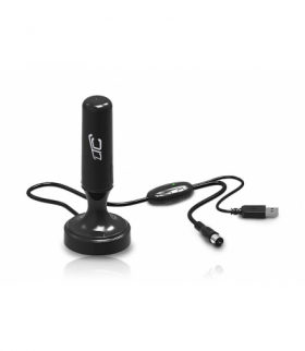 ANTENA AKTYWNA POKOJOWA DVBT2 TV FHD 4K MUX-8 LTE WZMACNIACZ LTC VR012