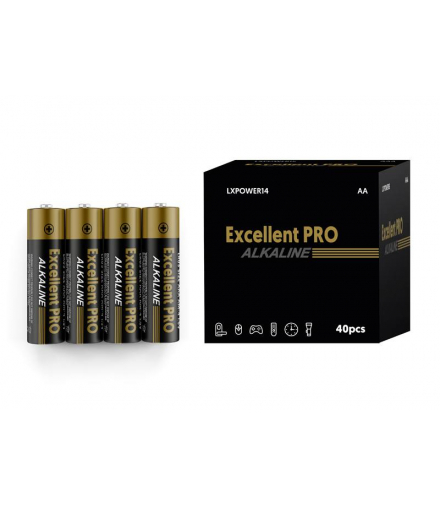 BATERIA ALKALICZNA EXCELLENT PRO LR6/AA op. 40szt LAMEX LXPOWER14/40