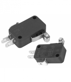 Mikroprzełącznik VS15N05-1C Rohs L12mm+kółko, 15A 250VAC, NO+NC, 00657. LAMEX LX3071