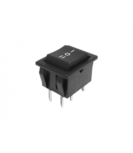 Przełącznik C1572 ALBBI0II, 3 pozycje, 2p, 16A/250VAC 2*, (ON)-OFF-(ON) monostabilny. LAMEX LX3052