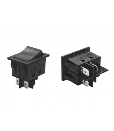Przełącznik C1561ABBB, czarny 15A/250VAC ON-OFF LAMEX LX3046