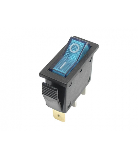 Przełącznik MK 111 podświetlany niebieski 230V LAMEX LX3088B/220N