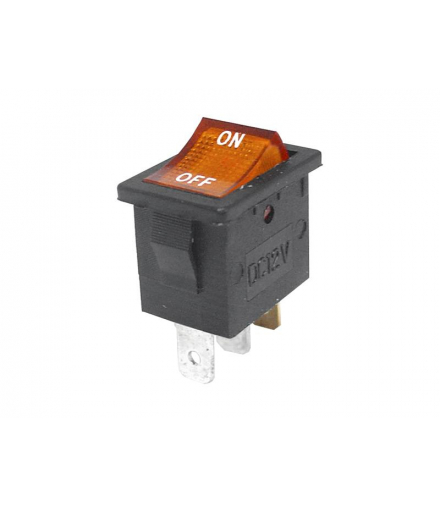 Przełącznik IRS-701AC 220V podświetlany, żółty LAMEX LX3084Y