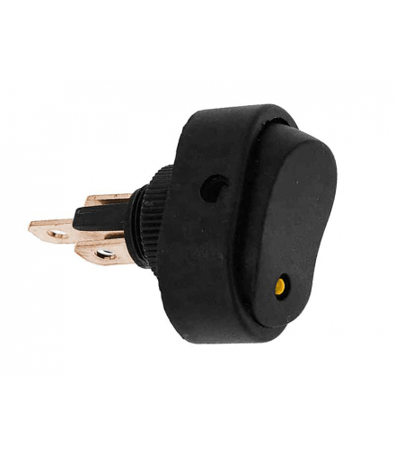 Przełącznik elektryczny DC z żółtą diodą, 12V, max 30A LAMEX LX86110
