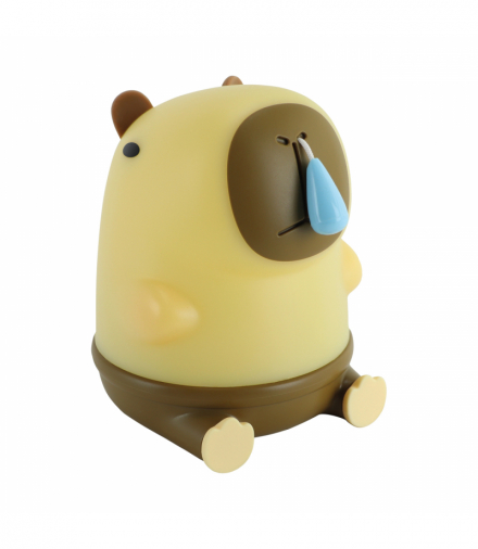 Lampka stołowa LED CAPYBARA LED 1,5W max 1,5 W brązowy/żółtySMD LED, w komplecie DC 5 V 1,2 A MAX USB-C Struhm 04807